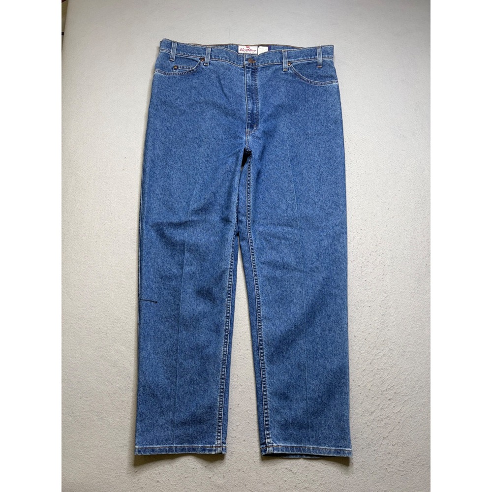 Levi Strauss Signature Jeans Mens 42x30 Blue 540 Relaxed Fit Wrinkle Free‎ 90s